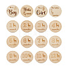 Basswood Milestone Cards WOOD-TA0001-41B-24