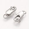 Brass Lobster Claw Clasps KK-KK801-P-2