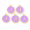 Golden Plated Alloy Enamel Charms LS-X-ENAM-S118-10J-2