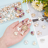50Pcs 5 Style Alloy Cabochons FIND-PH0003-88-5