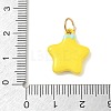 304 Stainless Steel Enamel Pendants SA-CBA5B21-04G-3