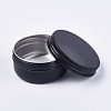 Round Aluminium Tin Cans CON-WH0025-01B-50ml-3