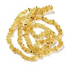 Spray Painted Transparent Glass Beads Strands GLAA-P060-01A-13-2