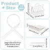 Wedding Paper Candy Gift Packaging Boxes with Polyester Ribbon and PVC Bead Chain CON-WH0089-68-2