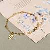 Double Layer Anklets AJEW-AN00309-01-5