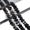 Natural Larvikite Beads Strands G-D091-A29-1