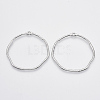 Alloy Open Back Bezel Pendants PALLOY-S121-82B-P-2