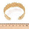 304 Stainless Steel Cuff Bangles for Women BJEW-P364-01A-G-3