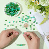 300Pcs 5 Styles Transparent Spray Painting Crackle Glass Beads GLAA-PA0001-57-3