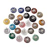 Natural & Synthetic Mixed Stone Pendants G-P484-01P-1