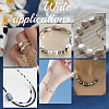 20Pcs 5 Style Fancy Cut Faceted Round 925 Sterling Silver Beads STER-PH0001-69-6