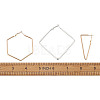 Iron Hoop Earrings EJEW-TA0010-07-8