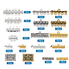 Brass Magnetic Slide Lock Clasps FIND-TA0001-10-2