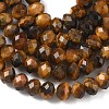 Natural Tiger Eye Bead Strands G-D344-A20-03-5
