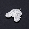 201 Stainless Steel Pendants STAS-S105-T754-2