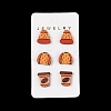 Thanksgiving Stud Earrings Set EJEW-U016-01P-01-1