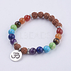 Yoga Chakra Jewelry BJEW-L620-01-2