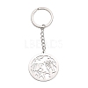 Non-Tarnish 304 Stainless Steel Keychains PW-WG92AAB-01-1