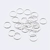 925 Sterling Silver Soldered Closed Jump Rings STER-F036-03S-1x6-1