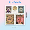 PVC Sakura Stamp DIY-WH0486-029-6