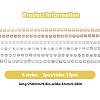 12Pcs 6 Style Alloy Rhinestone Chains MRMJ-HY0002-30-2