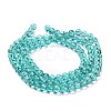 Drawbench Transparent Glass Beads Strands GLAD-Q012-8mm-M-2