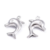 Tarnish Resistant Dolphin 304 Stainless Steel Pendants LS-X-STAS-I045-29-1