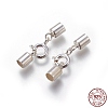 925 Sterling Silver Spring Ring Clasps STER-G019-G-08S-2