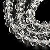 Electroplate Glass Beads Strands GLAA-Q105-04Z-4