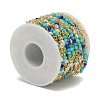 Handmade CCB Plastic Imitation Pearl Beaded Chains CHC-K011-30G-4