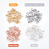 160Pcs 4 Colors 304 Stainless Steel Pendant Bails STAS-UN0022-70-4