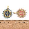 304 Stainless Steel & Cylinder Glass Seed Beads Pendants PALLOY-MZ01450-3