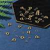 Brass Spring Ring Clasps KK-FS0001-50G-10