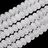 Dyed Natural White Jade Beads Strands G-G107-A35-01-1