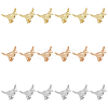 SUPERFINDINGS 18Pcs 3 Colors Brass Charms KK-FH0005-96-1