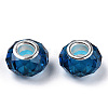 Handmade Glass European Beads GPDL25Y-77-2