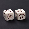 Opaque Printed Acrylic Beads LS-MACR-C007-01L-4