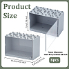 Rectangle Acrylic Minifigures Display Case ODIS-WH0025-223A-2