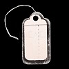 Rectangle Jewelry Display Paper Price Tags CDIS-N001-33B-1