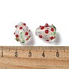 Handmade Foil Lampwork Bumpy Beads Strands FOIL-Z001-05D-4