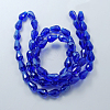 Electroplate Glass Beads Strands EGLA-R008-15x10mm-8-2