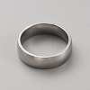 201 Stainless Steel Simple Plain Band Ring for Men Women RJEW-WH0015-01C-2