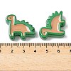 10Pcs Acrylic Enamel Beads OACR-H048-01B-04-3