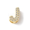 Brass Micro Pave Clear Cubic Zirconia Initial Multi-strand Links KK-S520-01G-10-1