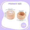 Round Printed Wood Baby Tooth Keepsake Cases with Lids CON-WH0099-75D-3