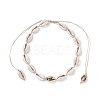 Natural Cowrie Shell Beads Beaded Necklaces X-NJEW-JN03744-02-1