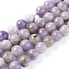 Natural Amethyst Beads Strands G-L555-01-8mm-1