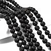 Natural Lava Rock Round Bead Strands G-M169-10mm-03-4