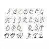 Alloy Letter Pendants PALLOY-X0037-68P-1