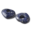 Natural Sodalite Hollow Pendants G-C167-06C-2